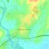 Mapa topográfico Pan de Azúcar, altitud, relieve