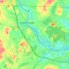 Mapa topográfico Tyngsborough, altitud, relieve