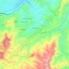 Mapa topográfico El Valle, altitud, relieve