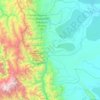 Mapa topográfico Codo del Pozuzo, altitud, relieve