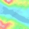 Mapa topográfico Lake Wenatchee, altitud, relieve