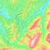 Mapa topográfico Escholzmatt-Marbach, altitud, relieve