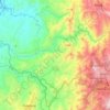 Mapa topográfico El Remanso, altitud, relieve