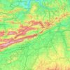 Mapa topográfico Soleura, altitud, relieve