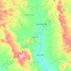 Mapa topográfico Huépac, altitud, relieve