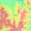 Mapa topográfico Abriaquí, altitud, relieve