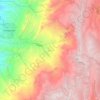 Mapa topográfico Pasca, altitud, relieve