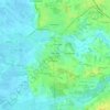 Mapa topográfico Moorrege, altitud, relieve