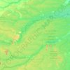 Mapa topográfico Barrancominas, altitud, relieve
