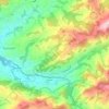 Mapa topográfico Bühler, altitud, relieve
