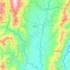 Mapa topográfico Viterbo, altitud, relieve