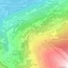 Mapa topográfico Veysonnaz, altitud, relieve