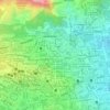 Mapa topográfico Comuna 4 - Piedrapintada, altitud, relieve