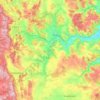 Mapa topográfico Nethe, altitud, relieve