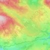 Mapa topográfico Bolquère, altitud, relieve