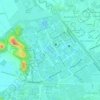 Mapa topográfico Ciudad Verde, altitud, relieve