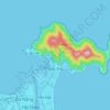Mapa topográfico Phường Sơn Trà, altitud, relieve