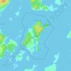 Mapa topográfico Ängsö, altitud, relieve