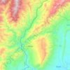 Mapa topográfico Nátaga, altitud, relieve