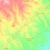 Mapa topográfico Sincé, altitud, relieve