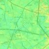 Mapa topográfico Quận Nam Từ Liêm, altitud, relieve