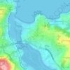 Mapa topográfico Perillo, altitud, relieve