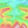 Mapa topográfico Séderon, altitud, relieve