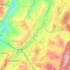 Mapa topográfico Suaita, altitud, relieve