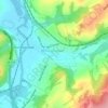 Mapa topográfico Meyersdale, altitud, relieve