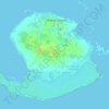 Mapa topográfico Isle of Youth, altitud, relieve