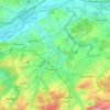 Mapa topográfico 58640, altitud, relieve