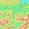 Mapa topográfico Tarvisio, altitud, relieve