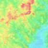 Mapa topográfico Uxeau, altitud, relieve