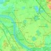 Mapa topográfico 53859, altitud, relieve