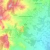 Mapa topográfico Vilanova d'Escornalbou, altitud, relieve