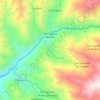 Mapa topográfico San Miguel de Acos, altitud, relieve