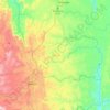 Mapa topográfico Vegachí, altitud, relieve