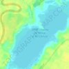 Mapa topográfico Laguna de Sonso, altitud, relieve