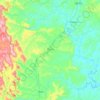 Mapa topográfico Rio Azul, altitud, relieve
