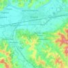 Mapa topográfico Empoli, altitud, relieve