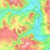 Mapa topográfico 37688, altitud, relieve