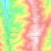 Mapa topográfico Buenavista, altitud, relieve