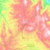 Mapa topográfico San Francisco Telixtlahuaca, altitud, relieve