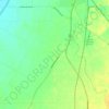 Mapa topográfico Blythewood, altitud, relieve