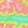 Mapa topográfico Schlanders - Silandro, altitud, relieve