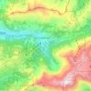 Mapa topográfico Ormont-Dessus, altitud, relieve