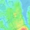 Mapa topográfico Village of Great Neck, altitud, relieve