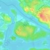 Mapa topográfico Kärsön, altitud, relieve