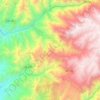 Mapa topográfico Sumbilca, altitud, relieve