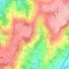 Mapa topográfico Fay-le-Clos, altitud, relieve